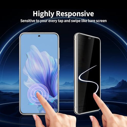 3+2 Pack Privacy Screen Protector And Camera Lens Protection for Galaxy S25 5G, Anti-Spy 9H Hardness Support Fingerprint Unlock Tempered Glass Screen Protector for Samsung Galaxy S25 - size: Galaxy S25 6.1 Inch