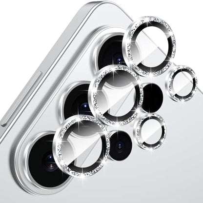 for Samsung Galaxy S26 Ultra Camera Lens Protector,Silver Glitter - color: Silver Glitter