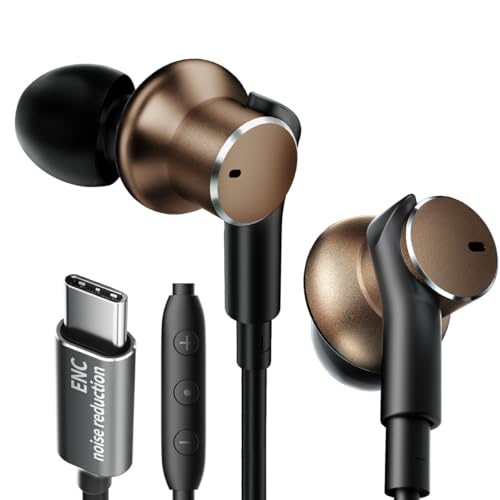 Dynamic Balanced Deep Bass Wired Headphones -Call Noise cancelling Earbuds