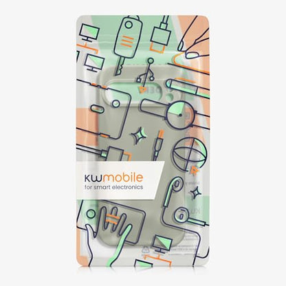kwmobile Case Compatible with Google Pixel 9 Pro XL Case - Protective Slim TPU Phone Cover - Soft Matte Finish - Gray Green - color: gray green