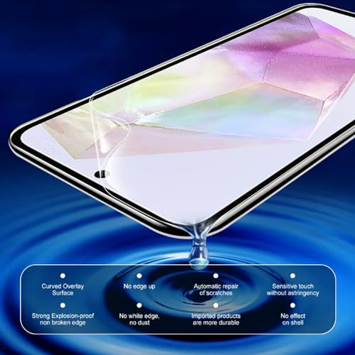 [2 Pack] Hydrogel Flexible Screen Protector for Samsung Galaxy A57 - color: Samsung Galaxy A57
