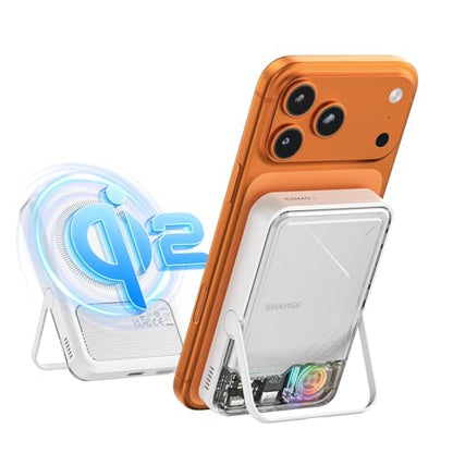 sharge for MagSafe Power Bank Qi2 15W 10000mAh Magnetic Portable Charger