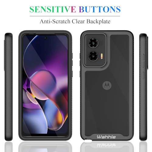 Compatible with Moto G Stylus 5G 2024 Case, Built in Screen Protector Full Body Shockproof Slim Fit Bumper Protective Phone Cover for Motorola G Stylus 5G 2024 Men Women-Black/Clear - size: Moto G Stylus 5G 2024 Case