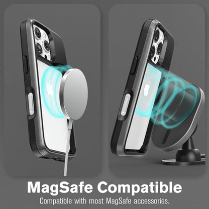 VENA vCommuteX for iPhone 16 Pro Wallet Case, Black - color: MagSafe Compatible - Black, size: iPhone 16 Pro