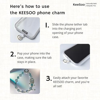 Blue Royal Crystal Crown Original Design Phone Charm with 2 Tether Tabs – Stylish, Durable, and Hands-Free Phone Chain – Compatible with iPhone, Samsung, Pixel & More - color: 07 Blue Royal Crystal Crown