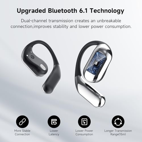 CoolJumper Wireless Bluetooth 6.1 Earbuds for Gym