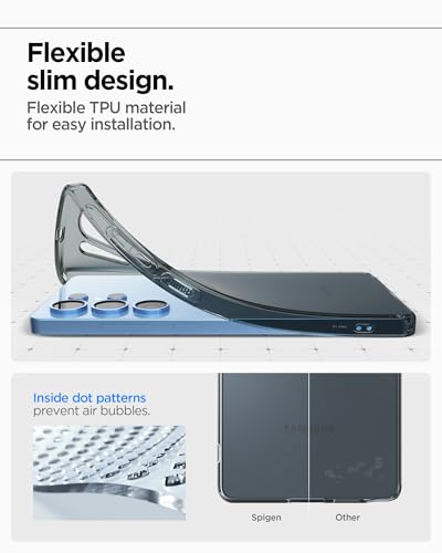 Spigen Liquid Crystal Designed for Galaxy S25 Ultra Case (2025) [Anti-Yellowing], [Military-Grade Protection] - Space Crystal - color: Space Crystal, size: 6.8in (Galaxy S25 Ultra)