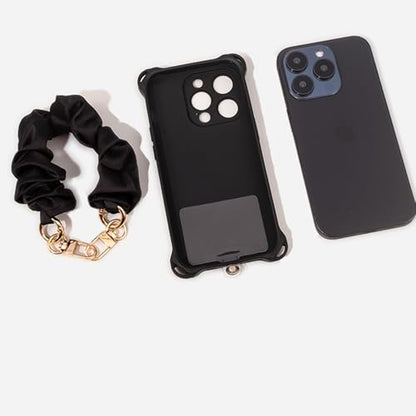 Phone Wrist Strap, Scrunchie Phone Lanyard with Tether Tab,Anti-Drop Hands-Free Wrist Strap (Red) - color: J