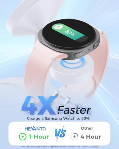 Hevanto 3 in 1 Wireless Charger for Samsung Galaxy, 15W MagSafe Charging - color: Classic White, size: 15W