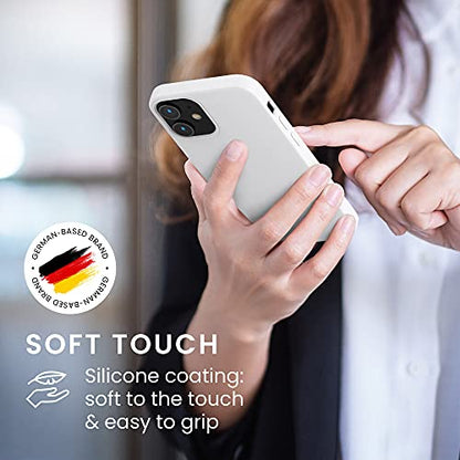 kwmobile Case Compatible with Apple iPhone 12 mini Case - TPU Silicone Phone Cover with Soft Finish - White - color: white, size: iPhone 12 mini