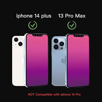 Privacy Screen Protector for iPhone 14 Plus/13 Pro Max[2 Pack] - color: For iPhone 14 Plus/13 Pro Max (red)