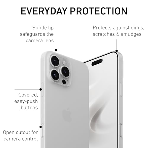PEEL Super Thin Case for iPhone 16 (Transparent Clear) - color: Clear, size: Super Thin