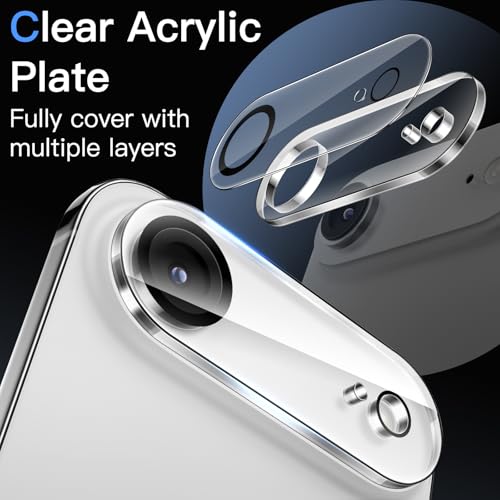 JETech Camera Lens Protector for iPhone Air, Clear, 3-Pack | 9H Tempered Glass, HD Clear, Anti-Scratch Protection, Night Shot Compatible, Case-Friendly - size: iPhone Air