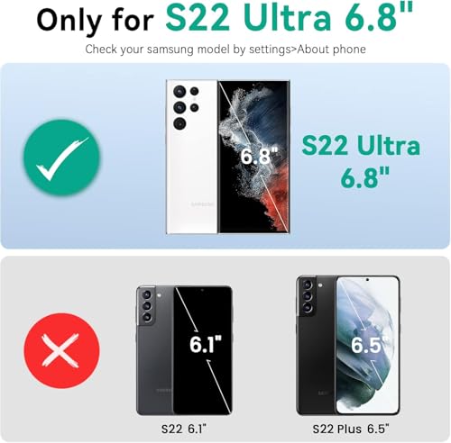NEWDERY Battery Case for Galaxy S22 Ultra,10000mAh Charger Case | Qi Wireless Charging & 18W Fast Recharging Supported, Powerful Rechargeable Battery Pack for Samsung S22 Ultra 5G-6.8" Black - size: For Galaxy S22 Ultra