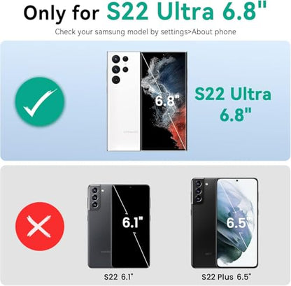 NEWDERY Battery Case for Galaxy S22 Ultra,10000mAh Charger Case | Qi Wireless Charging & 18W Fast Recharging Supported, Powerful Rechargeable Battery Pack for Samsung S22 Ultra 5G-6.8" Black - size: For Galaxy S22 Ultra