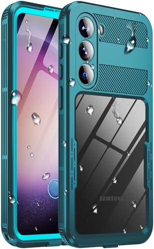 for Samsung Galaxy S23+ Plus Waterproof Case, [IP68 Water Proof] [Built-in Screen Protector], Magnetic Heavy Duty Military Grade Rugged Phone Case for S 23+ Plus 6.6", Teal - color: Teal, size: Samsung Galaxy S23 Plus