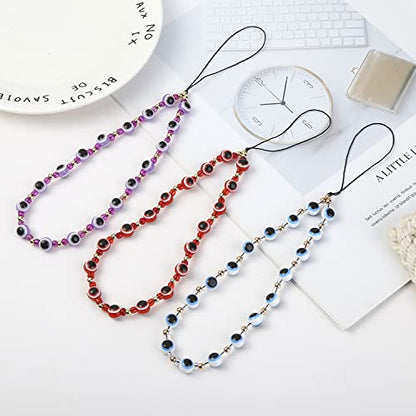 6PCS Beaded Phone Charms Strap Fruit Star Faux Pearl Rainbow Beads Phone Chains Beaded Lanyard for Camera Key Wallet Valentines Day Gifts for Her Women - style: Style6-6