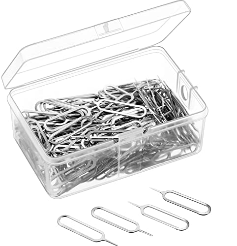 Tatuo 300 Pack Sim Card Tray Removal Tool Phone Tablet Eject Pin Needle