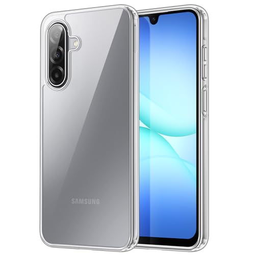 JETech Case for Samsung Galaxy A17, Anti-Yellowing, Clear | Shockproof Protection, Scratch Resistant Hard PC Back, Durable Transparent TPU Bumper - color: Clear, size: Galaxy A17