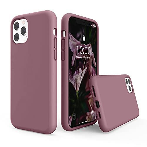 SURPHY Compatible with iPhone 11 Pro Max Case 6.5 inches, Thickened Liquid Silicone Phone Case (with Microfiber Lining) for iPhone 11 Pro Max 2019, Lilac Purple - color: Lilac Purple