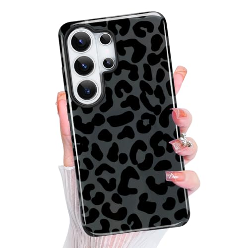 Magnetic for Samsung Galaxy S26 Ultra Case Cute Aesthetic, Black Leopard | Dual Layers Protection Design, Compatible with Magsafe, Sturdy Shockproof Protective Phone Cover - color: Balck Leopard, size: for Samsung Galaxy S26 Ultra