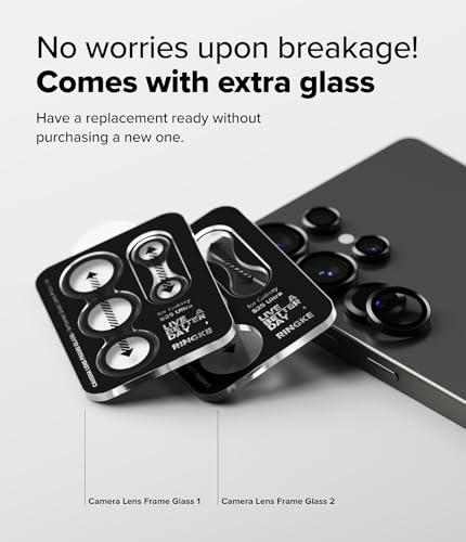 Ringke for Samsung Galaxy S25 Ultra Camera Lens Protector [2 Pack] - size: Galaxy S25 Ultra