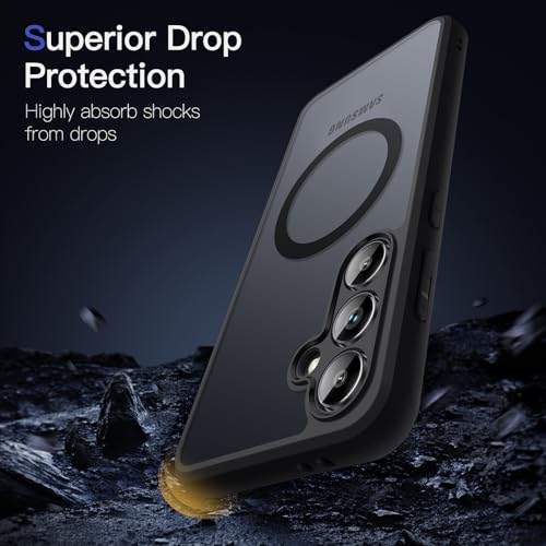 JETech Magnetic Case for Samsung Galaxy S24 FE, Black - color: Black, size: Galaxy S24 FE