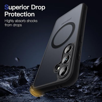 JETech Magnetic Case for Samsung Galaxy S24 FE, Black - color: Black, size: Galaxy S24 FE