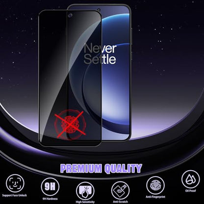 For One Plus 15R 5G Privacy Screen Protector (2+2 Pack) - size: One Plus 15R 5G 2+2