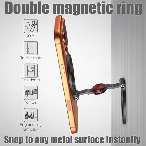 Magnetic Phone Stand & Fidget Spinner Combo for iPhone & Magsafe Cases