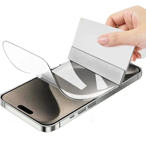 Hydrogel Film Screen Protector for iPhone 16 Pro Max, 2 Pcs Transparent Soft TPU Protective Film (NOT Tempered Glass) [Clear HD] [High Sensitivity] [Fingerprint Unlock Compatible] - color: iPhone 16 Pro Max