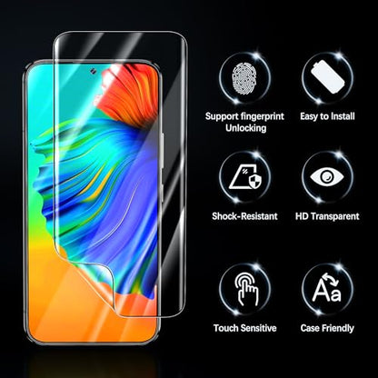 MAYtobe [2-Pack Screen Protector for Samsung Galaxy S21 Ultra Ceramic film with Installation Tray, Easy Installation, 3D Curved, Bubble Free, Anti-Scratch - size: Samsung S21 Ultra