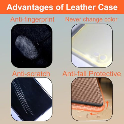 Case for Motorola Moto G Power 2025 Carbon Fibre Texture Shockproof Slim Case Non-Slip Full Body Protective Phone Case (Coffee, for Moto G Power 2025) - color: Coffee Power 2025