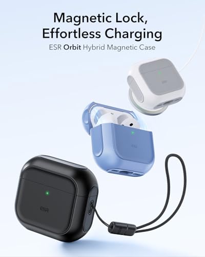 ESR for AirPods 5/4 Case (2026/2024), Compatible with MagSafe, Black - color: Black, size: AirPods 5&4 Case