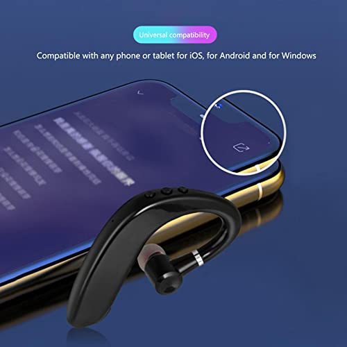 5.2 Single Ear Headset, Ultralight Business Earphone for Office Driving