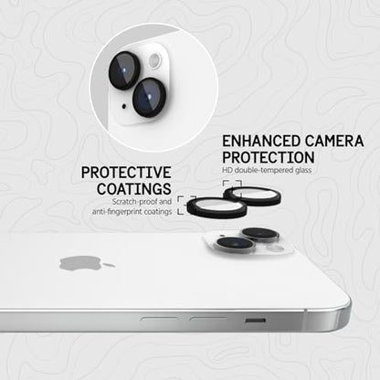 Pelican iPhone 15/iPhone 15 Plus Camera Lens Protector - Black - size: iPhone 15 / iPhone 15 Plus
