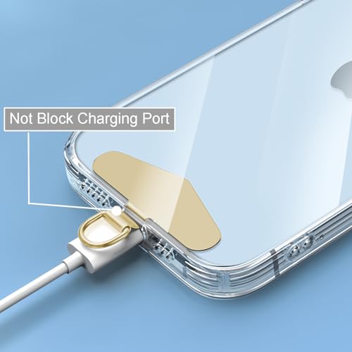 TENOC Metal Phone Tether Tab, 2Pcs, Gold - color: Gold