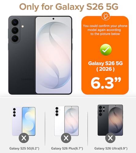 Ultra Thin Case for Samsung Galaxy S26, Silky Touch Anti-Fingerprint, Slim Hard PC Matte Cover Compatible with Mag-Safe Anti-Scratch Shockproof Protective Cases for Samsung S26 5G (Blue) - color: Blue