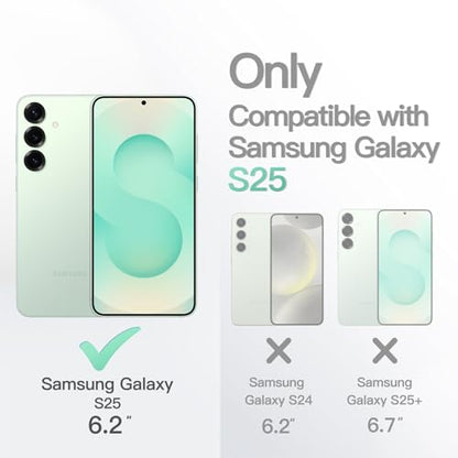 JETech Magnetic Case for Samsung Galaxy S25, Mint - color: Mint, size: Galaxy S25
