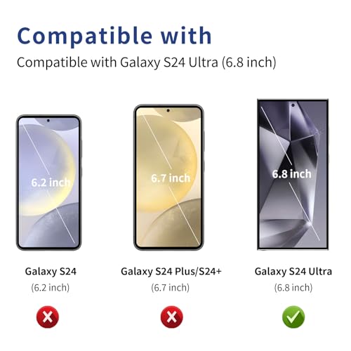 ACANDYA for Samsung Galaxy S24 Ultra Case Wallet Clear Protective Case with Card Holder Heavy Duty Protection Shockproof Anti-Scratch Anti-Yellow Case for Samsung Galaxy S24 Ultra Transparent - size: Galaxy S24 Ultra 6.8 inch