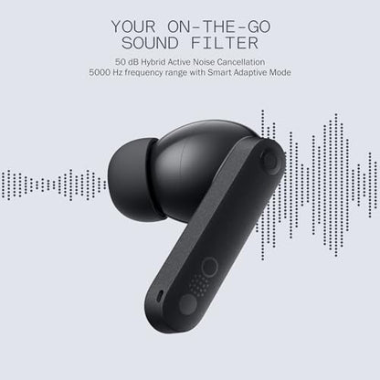 CMF Buds Pro 2 Wireless Earbuds with Smart Dial, 50dB Hybrid Noise Cancelling Earbuds Wireless Bluetooth 5.3, 11mm Bass with LDAC, 6 Hi-Res Audio Mics, 43H Playtime, Fast Charging Case, Orange - color: Orange
