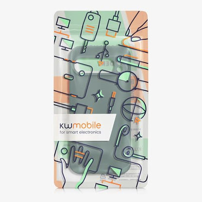 kwmobile Case Compatible with Google Pixel 9 Pro XL Case - Protective Slim TPU Phone Cover - Soft Matte Finish - Forest Green - color: forest green