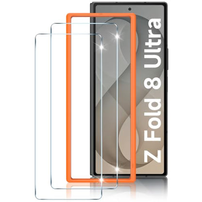 LYWHL 2-Pack Samsung Galaxy Z Fold 8 Ultra Screen Protector Tempered Glass - size: Samsung Galaxy Z Fold 8 Ultra