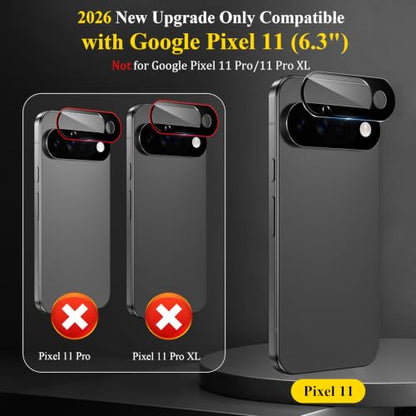 4 Pack Camera Lens Screen Protector Compatible with Google Pixel 11 - size: Pixel 11
