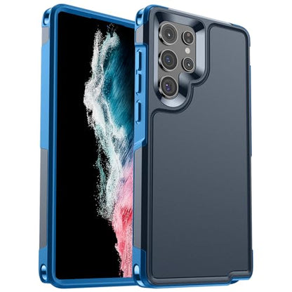 zapica Designed for Samsung Galaxy S22 Ultra Case, Deep Blue | Military Grade Drop Protection, Dual Layer Structure Design, Heavy Duty Shockproof Non-Slip Phone Cover - color: Deep Blue, size: Samsung Galaxy S22 Ultra 6.8''