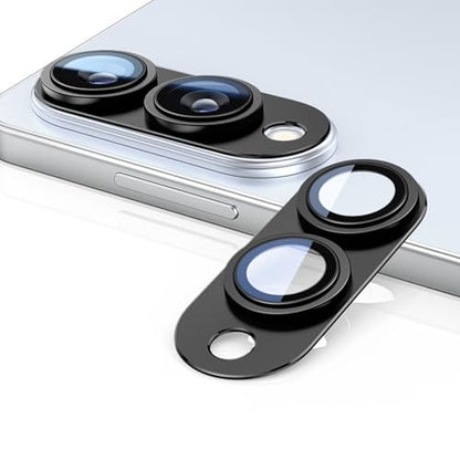 Shockproof Aluminum Alloy Phone Camera Protector Full Coverage Anti-Scratch Shield with Clear Film Guard Camera Guards with Hydrophobic Coating