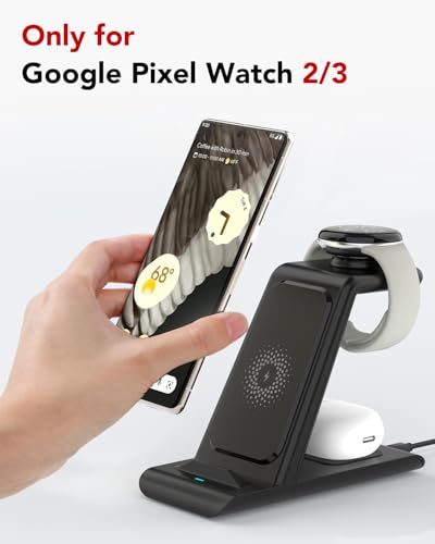 Google Wireless Charger,Wireless Charging Station for Pixel 11/Pixel Watch