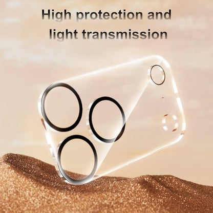 Fotbor [3+3 Pack for iPhone 17 Pro Screen Protector, Anti-Blue Light, [Eye Protection] 9H+ Tempered Glass with Camera Lens Protector - size: iPhone 17 Pro - 6.3 inch