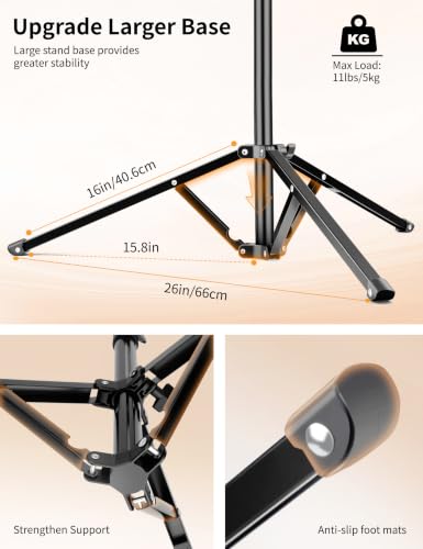 Flexible Tripod for iPhone, 88" Tall Cellphone Tripod with Gooseneck - size: 88 inch
