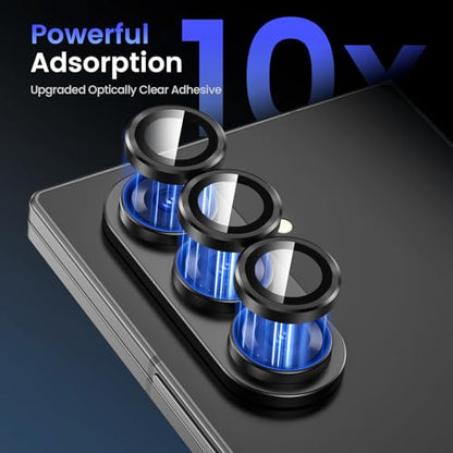Tensea Camera Lens Protector Compatible for Samsung Galaxy Z Fold 7/8 Ultra - color: Black